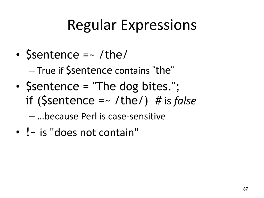 regular expressions