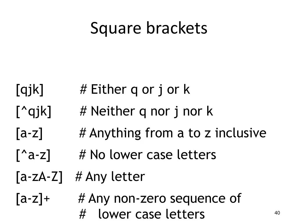 square brackets