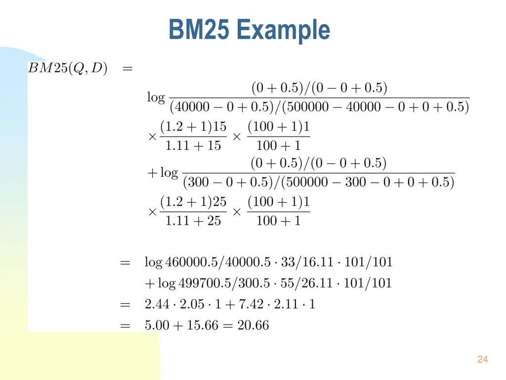 bm25 example 1