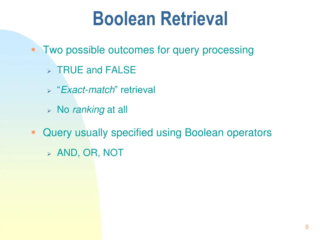 boolean retrieval