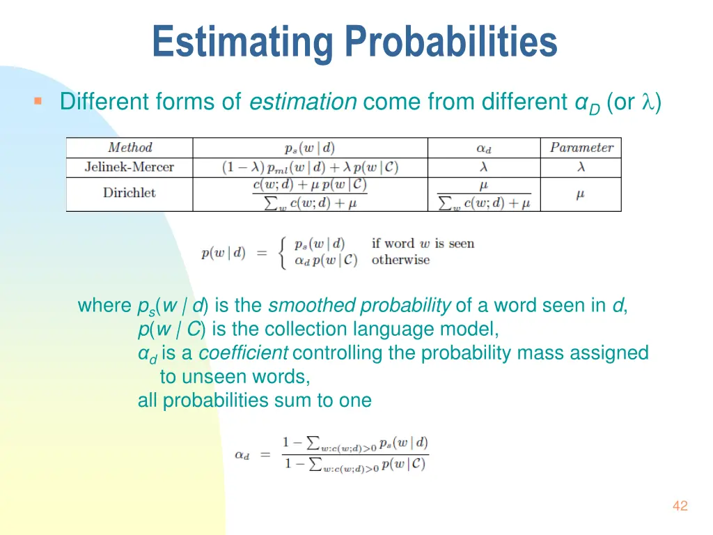 estimating probabilities 2