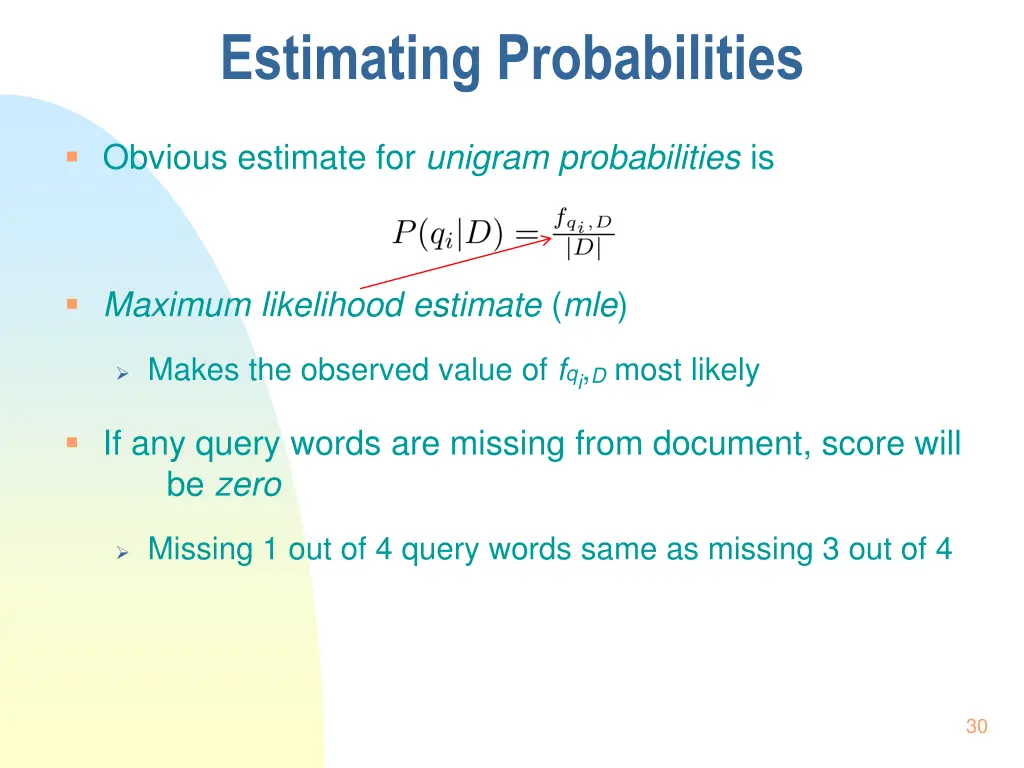 estimating probabilities