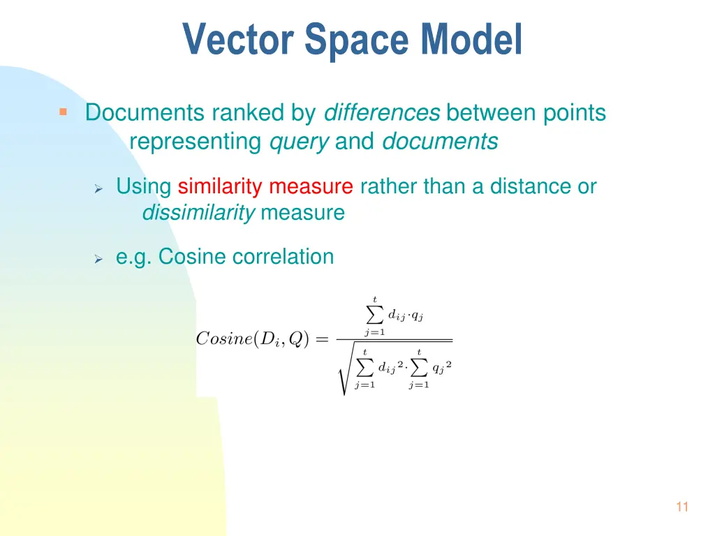 vector space model 3