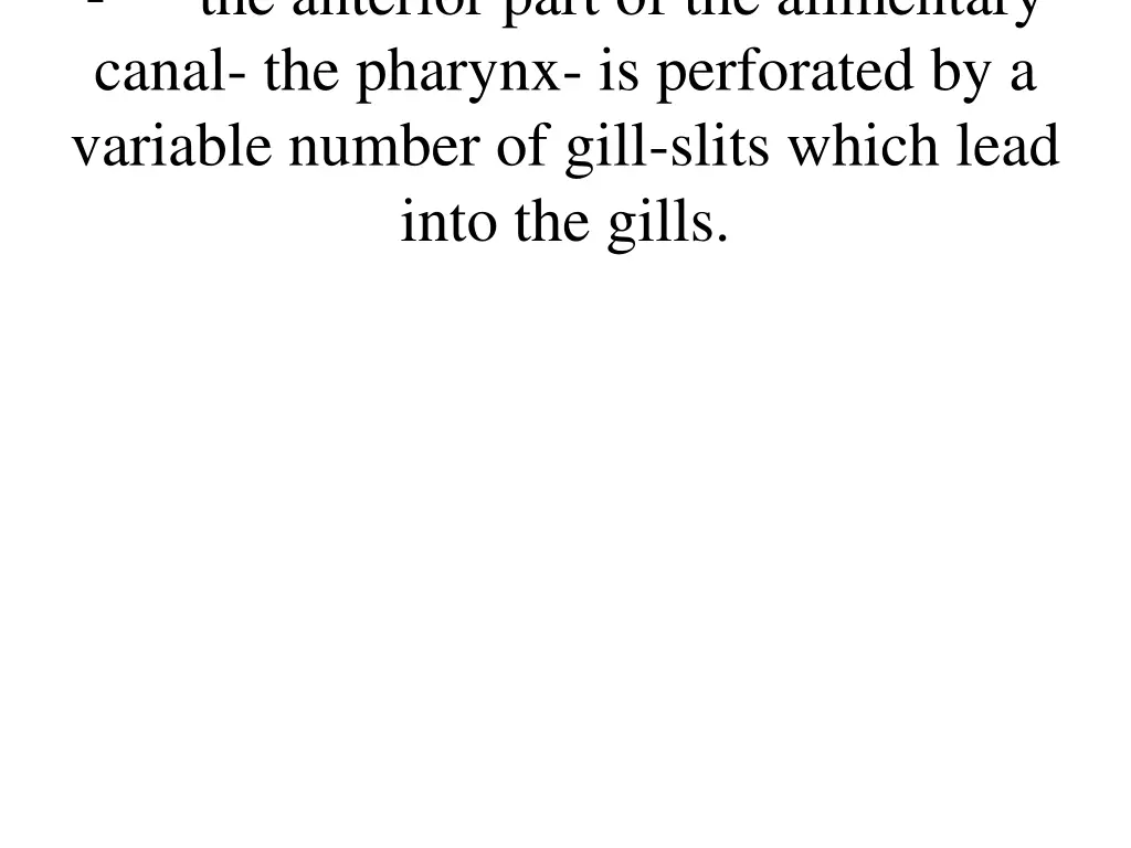 canal the pharynx is perforated by a variable