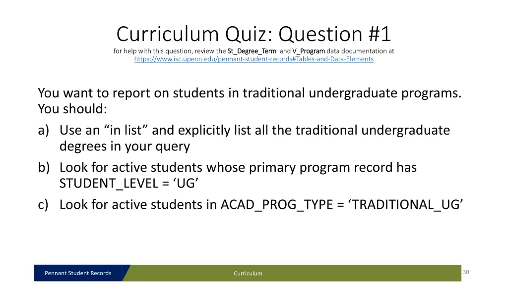 curriculum quiz question 1 for help with this