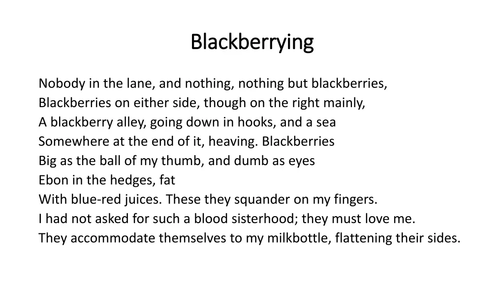 blackberrying blackberrying