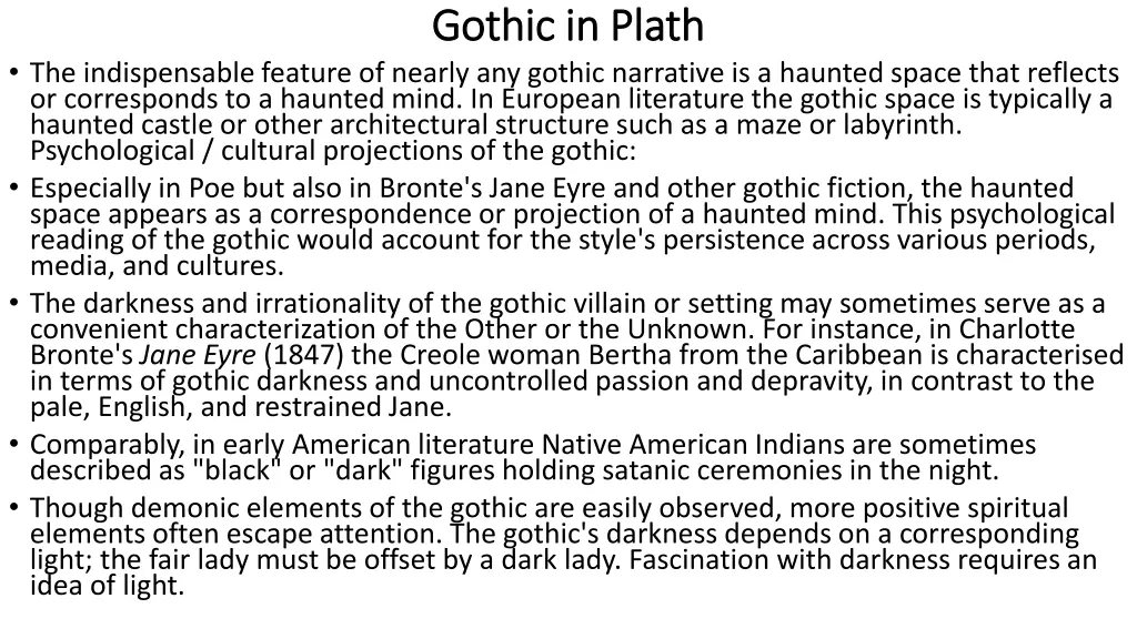 gothic in plath gothic in plath 1