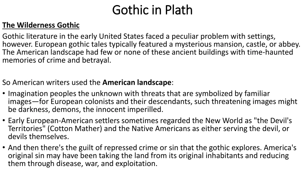 gothic in plath gothic in plath 2