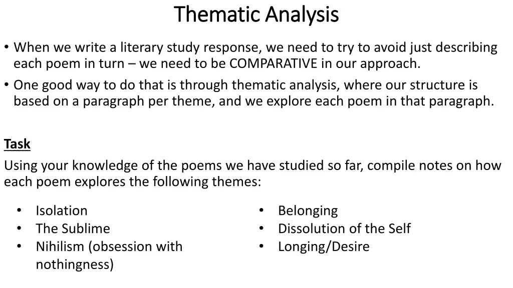 thematic analysis thematic analysis