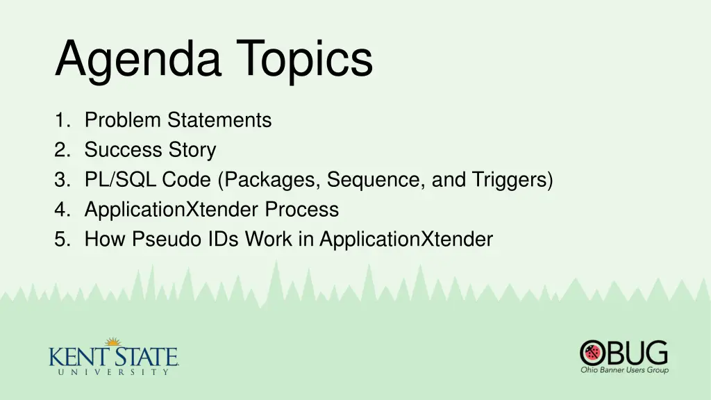 agenda topics