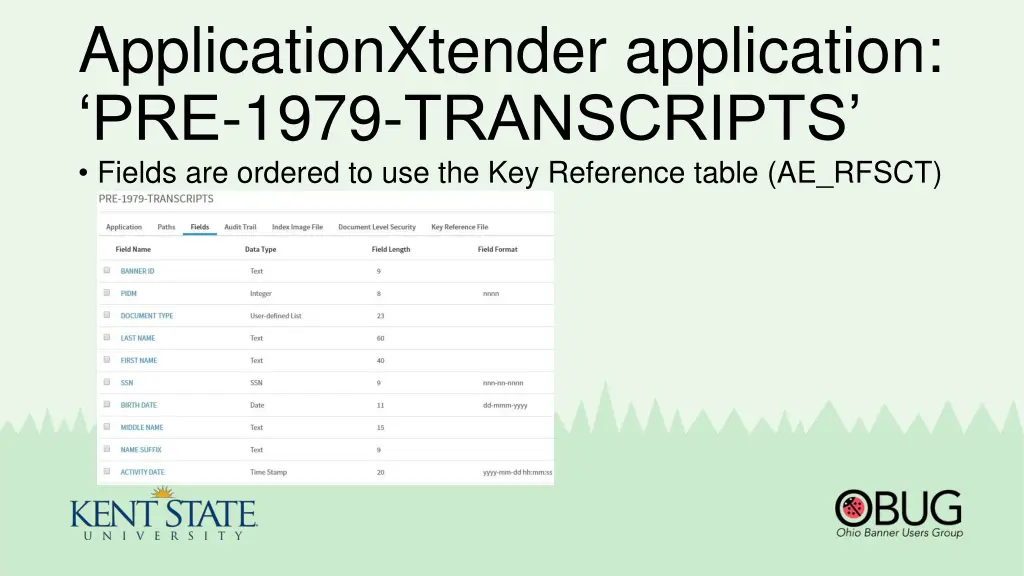 applicationxtender application pre 1979