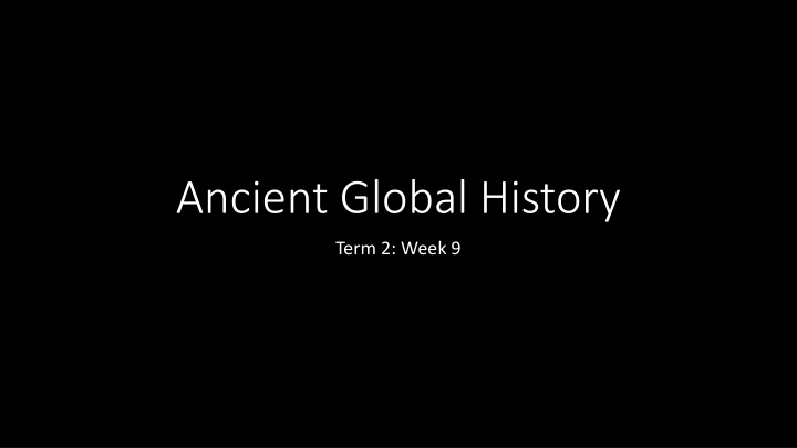 ancient global history