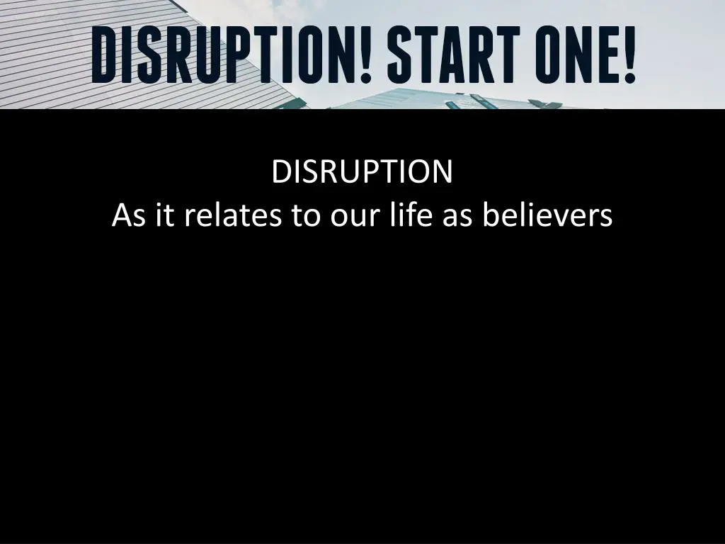 disruption