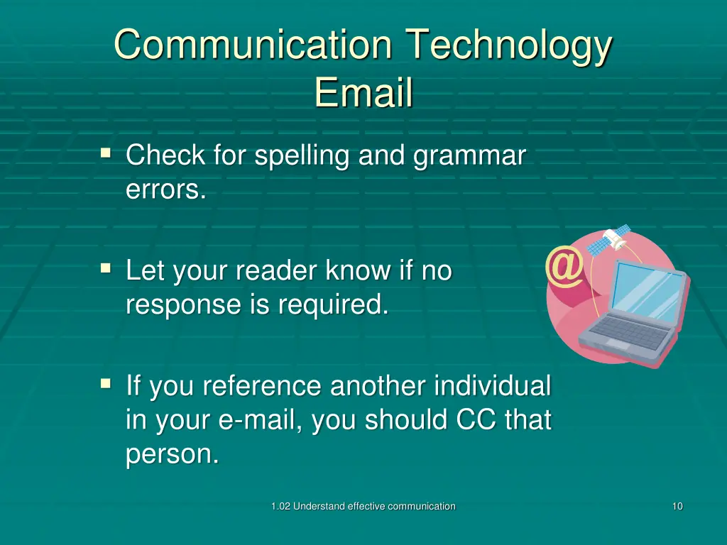 communication technology email 1