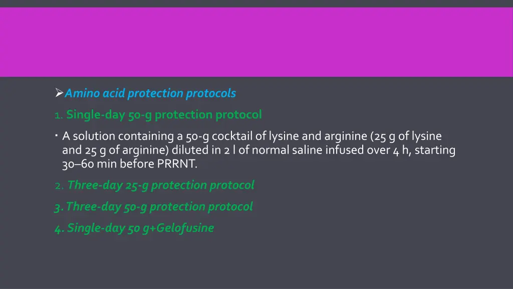 amino acid protection protocols