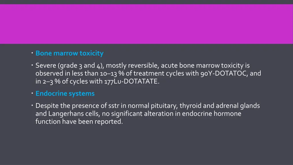 bone marrow toxicity