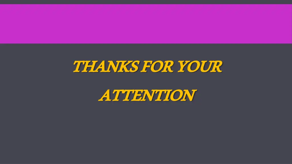 thanks for your attention