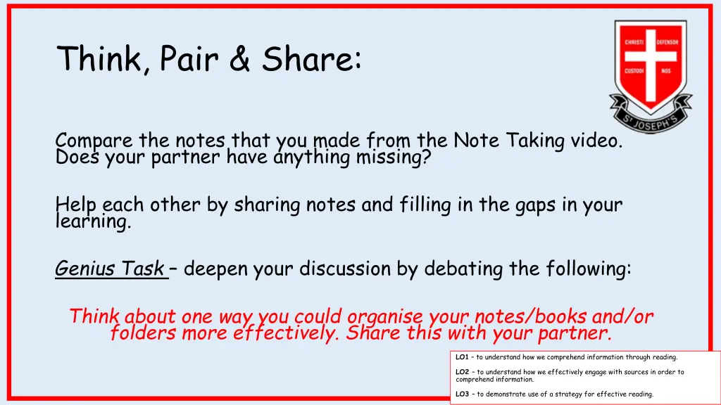 think pair share 1