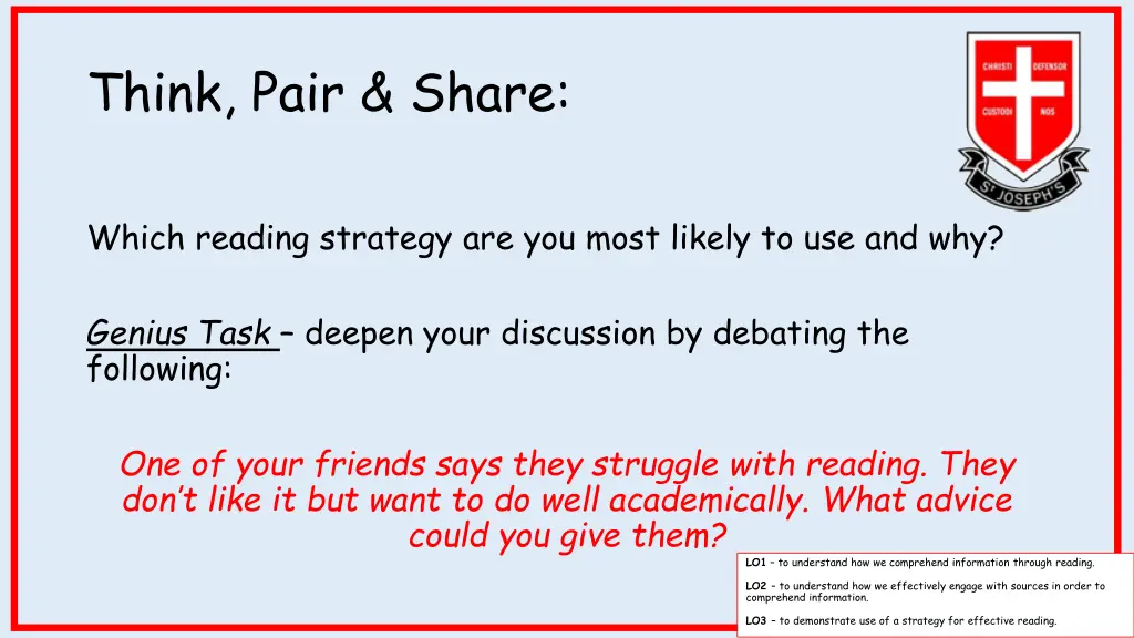 think pair share