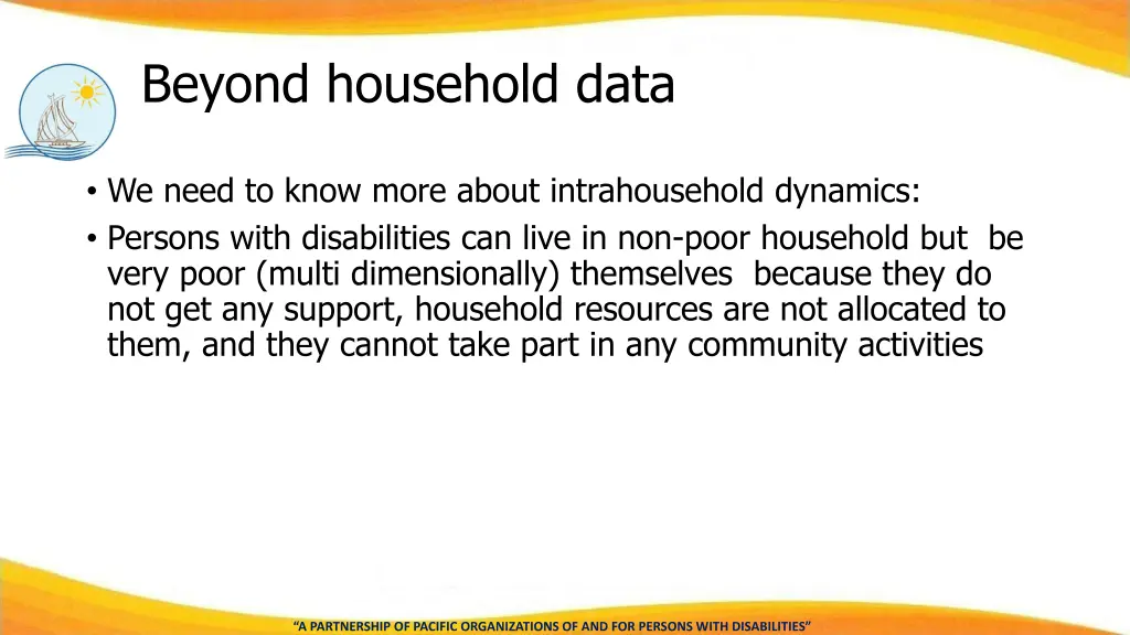 beyond household data