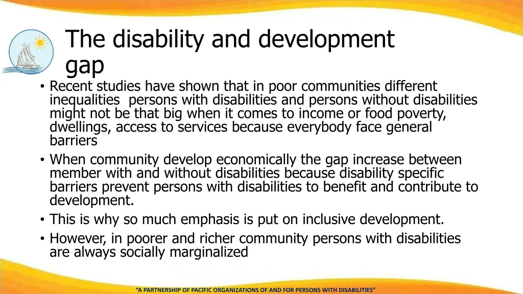 the disability and development gap recent studies