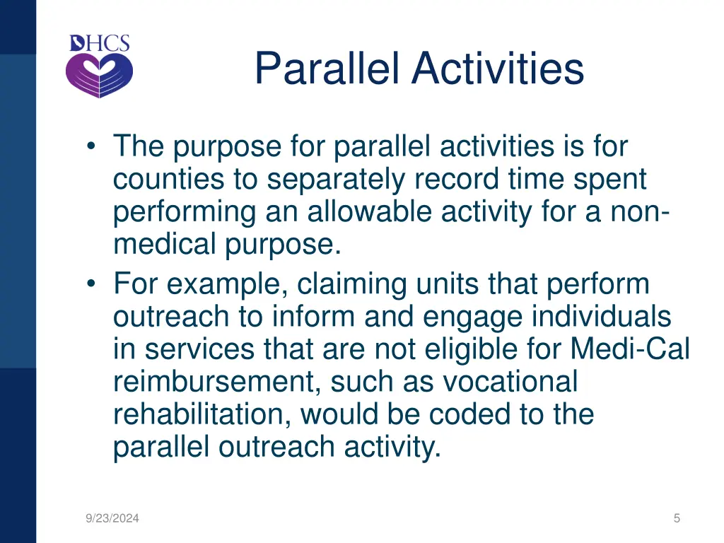 parallel activities