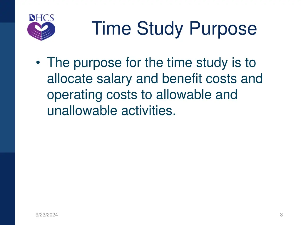 time study purpose