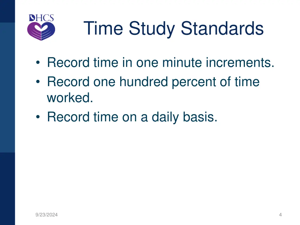 time study standards