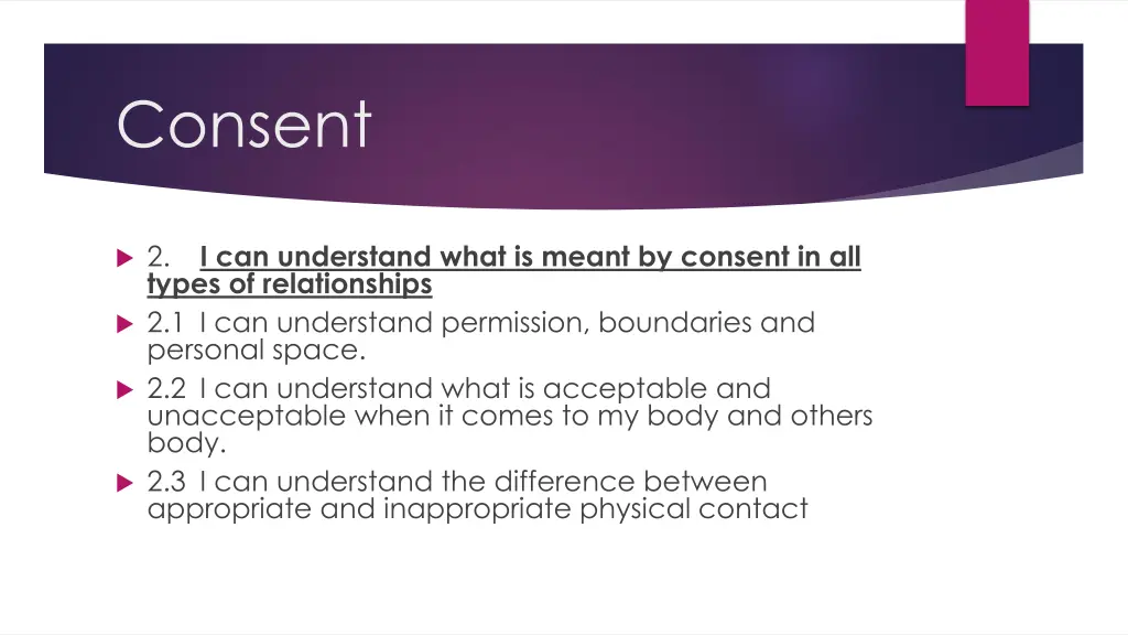 consent