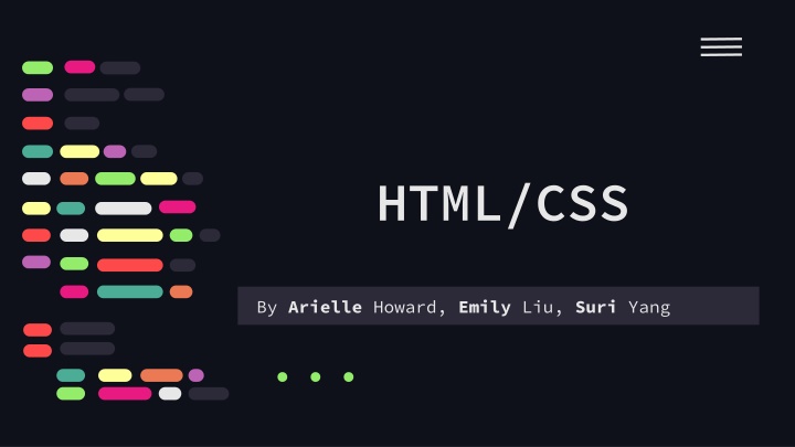 html css