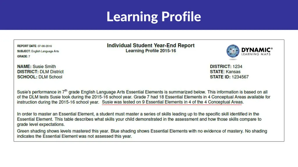 learning profile 1