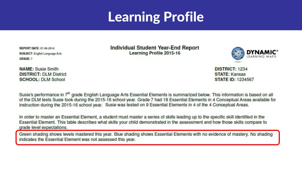 learning profile 2