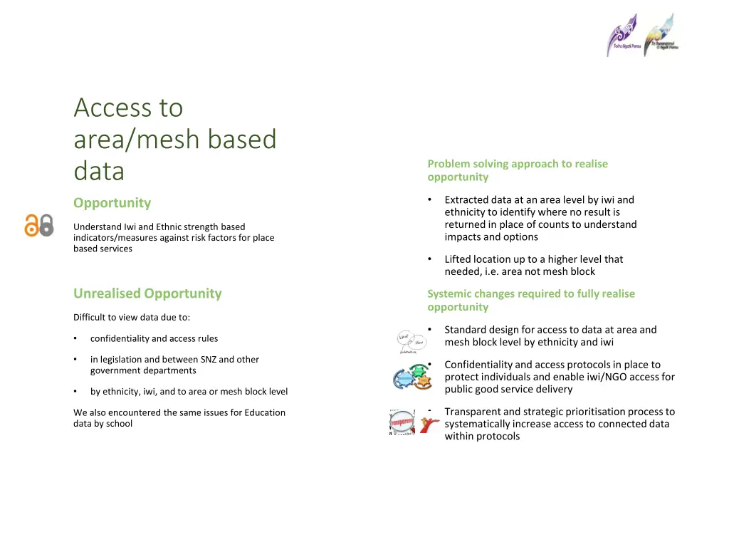 access to area mesh based data