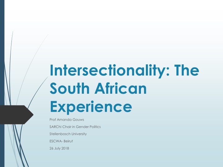 intersectionality the south african experience