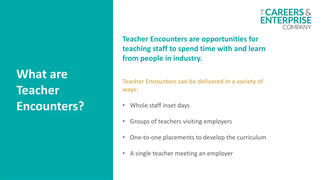 teacher encounters are opportunities for teaching