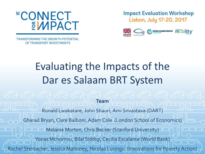 evaluating the impacts of the dar es salaam