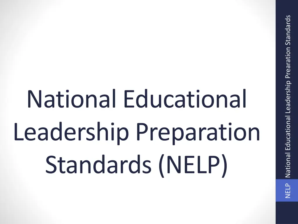 nelp national educational leadership prearation 1