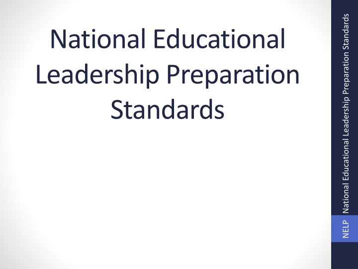 nelp national educational leadership preparation