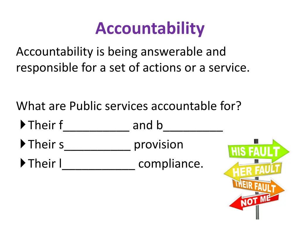 accountability