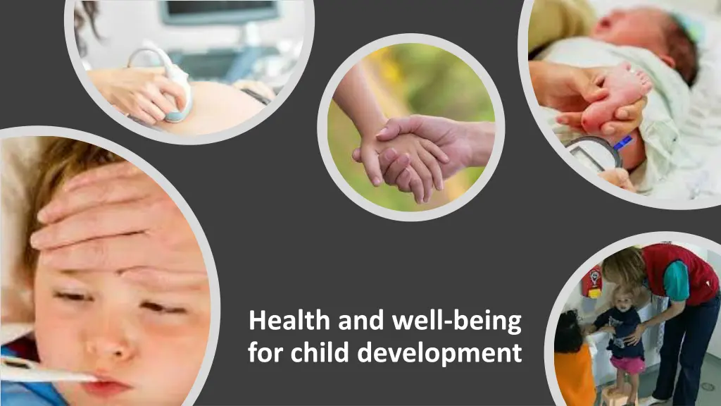 health and well being for child development