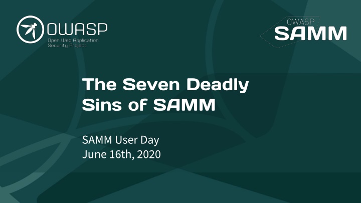 the seven deadly sins of samm