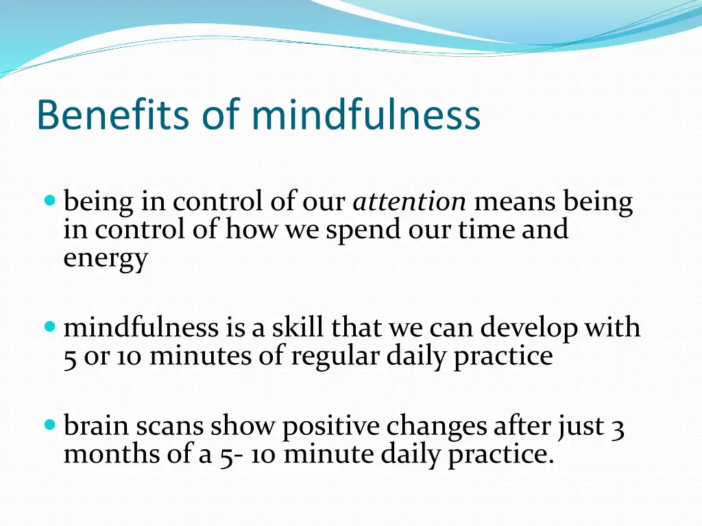 benefits of mindfulness 2