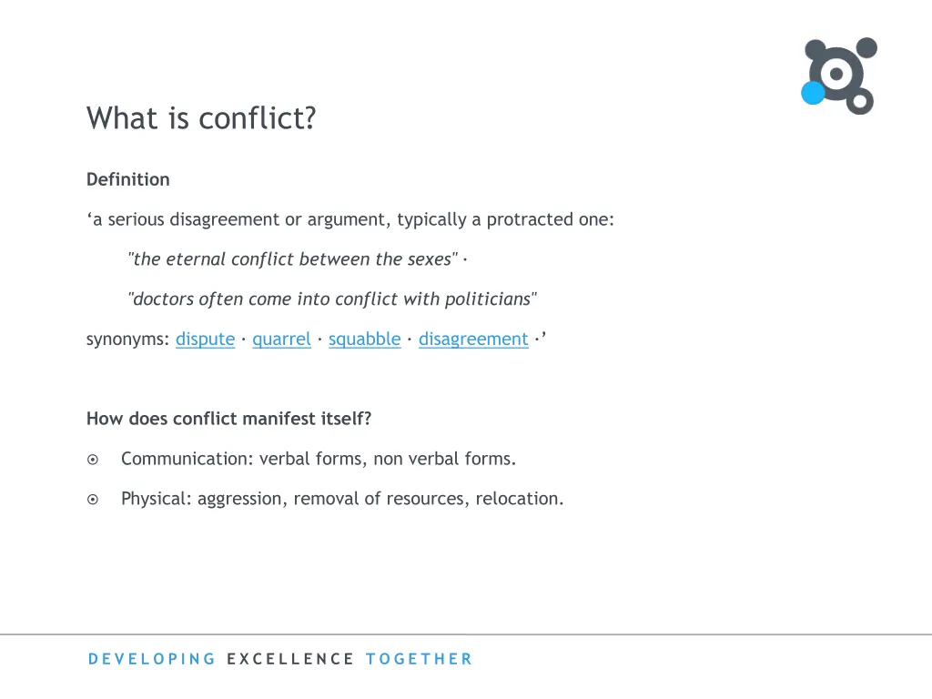 what is conflict