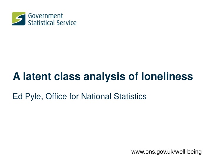 a latent class analysis of loneliness