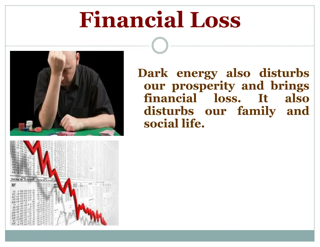 financial loss