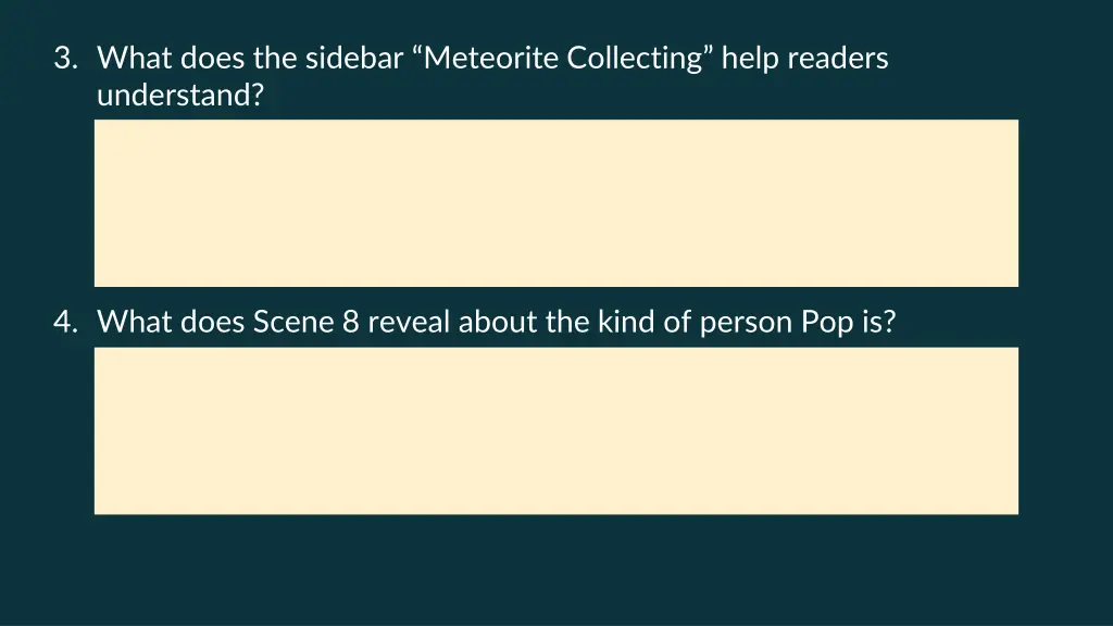 3 what does the sidebar meteorite collecting help