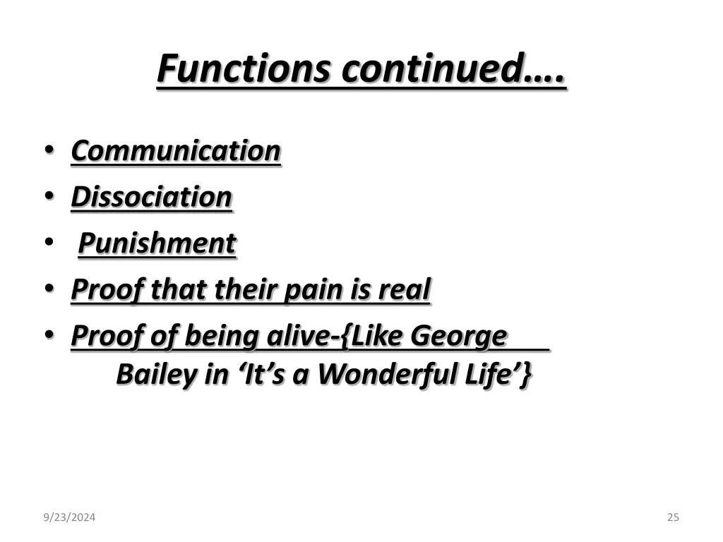 functions continued