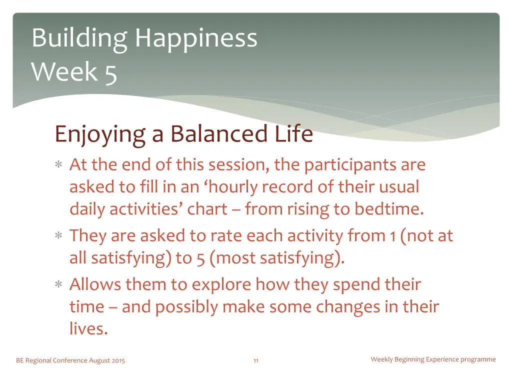 building happiness week 5 1