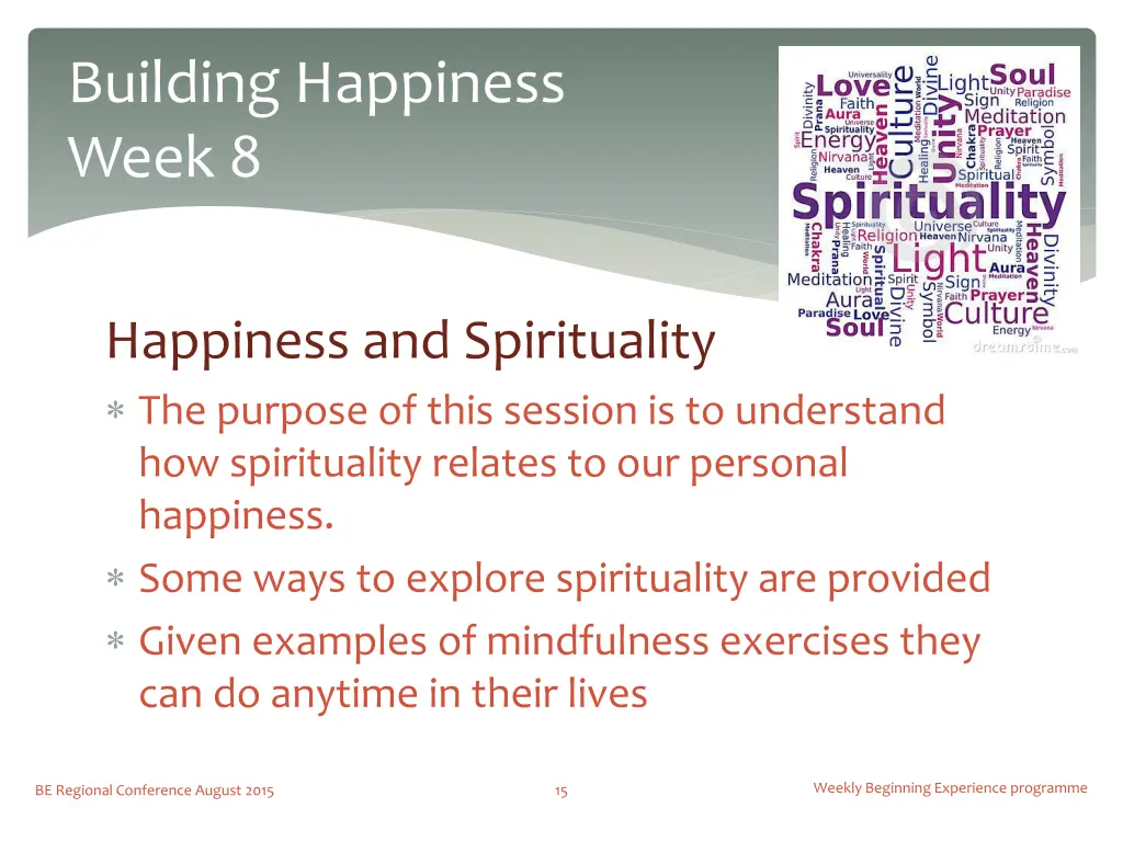 building happiness week 8