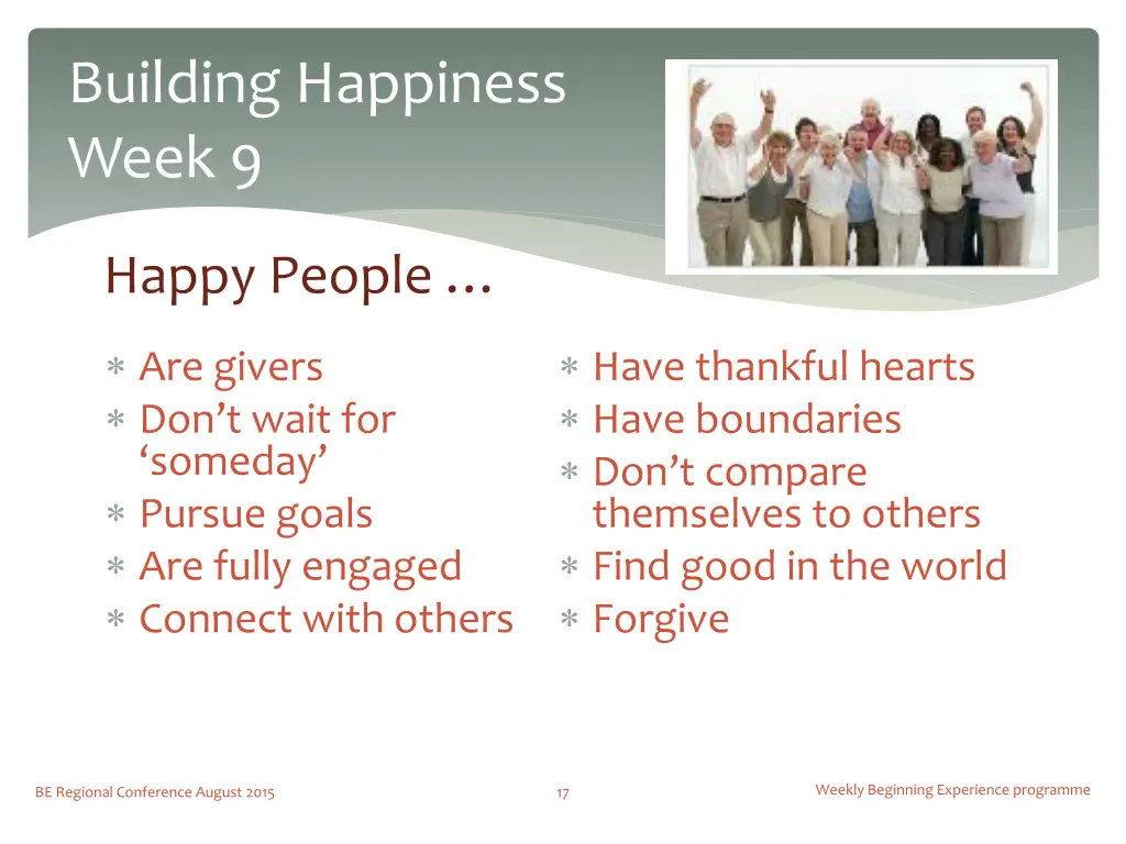 building happiness week 9 1